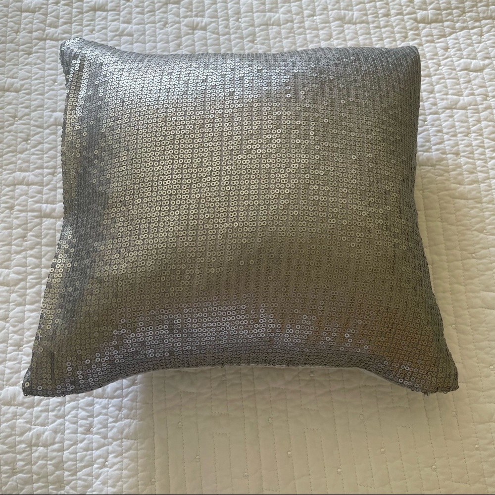 Royal Heritage Home Palais Royale Sequin Small Square Pillow